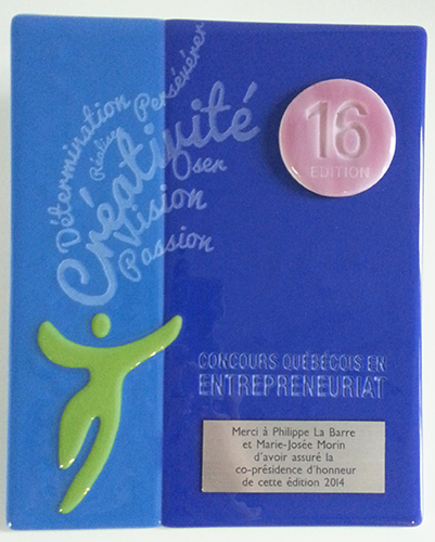 C.Q.E. plaque honorique
